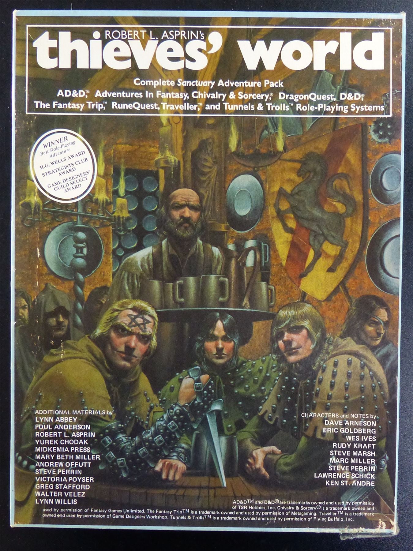 Thieves' World: Complete Sanctuary Adventure pack Roleplaying Game OOP - AD&D #225