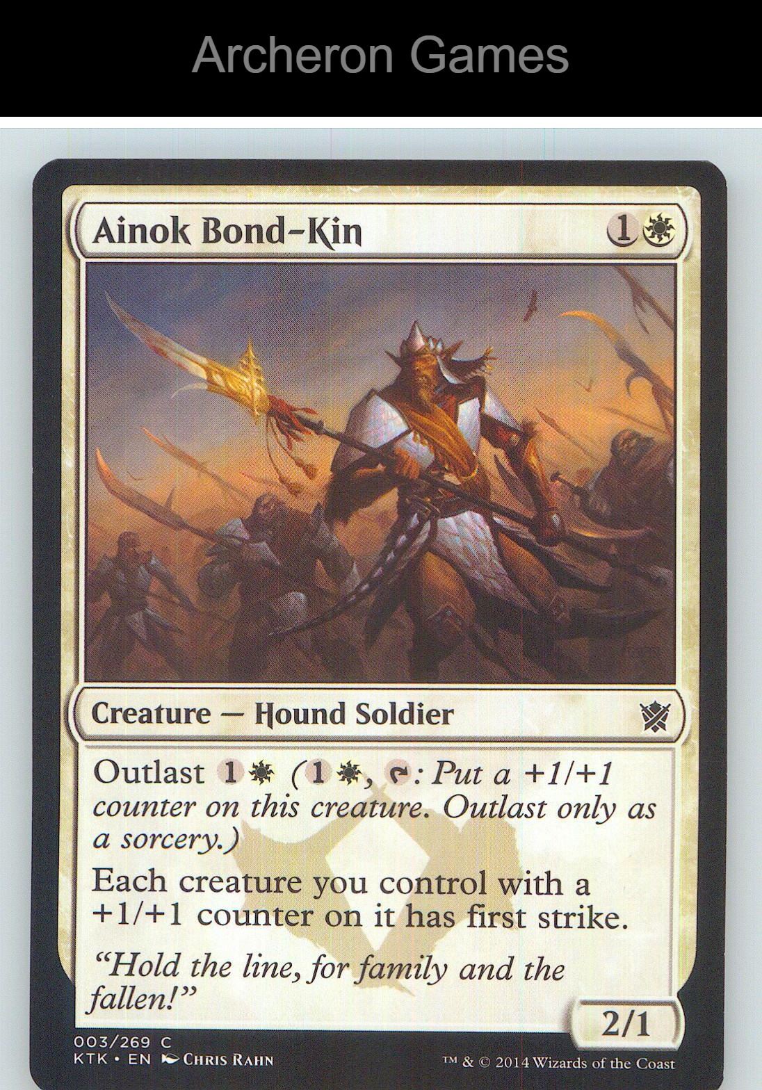 Ainok Bond-Kin KTK 3 C MTG Card NM/EX+