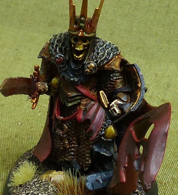 Wight King painted - Soulblight Gravelords - Warhammer AoS #50Q