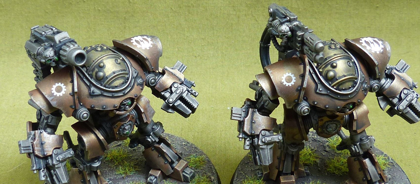 Castellax Battle-automata Maniple painted - Mechanicum - Warhammer Horus Heresy #EO