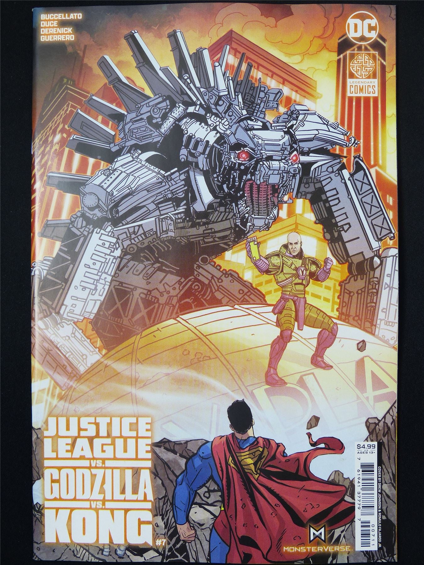 JUSTICE League vs Godzilla vs Kong #7 - Jul 2024 DC Comic #JI