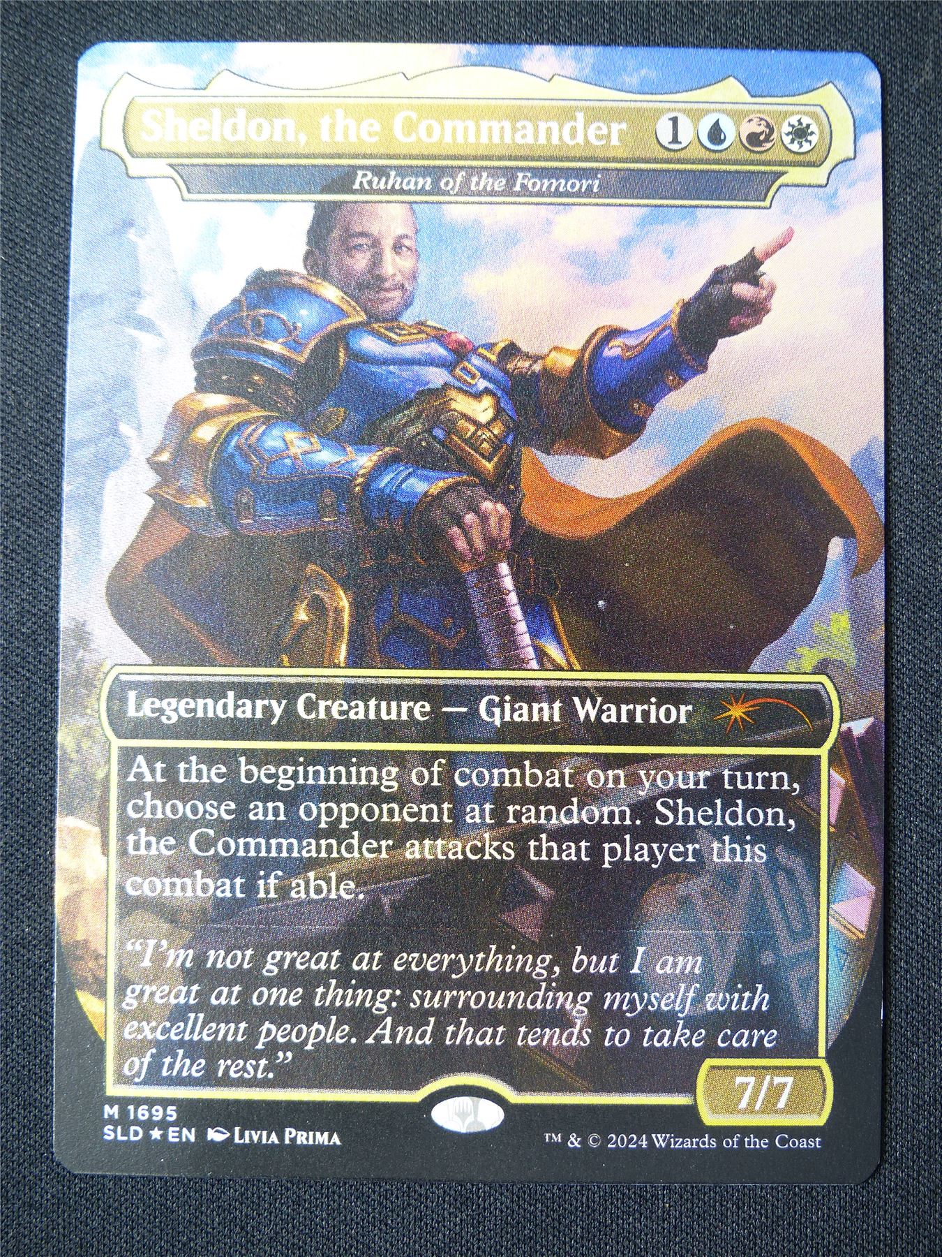 Sheldon the Commander Borderless Foil - SLD - Mtg Card #23S