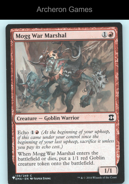 Mogg War Marshal 139 C MTG Card Eternal Masters
