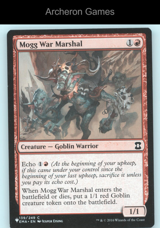 Mogg War Marshal 139 C MTG Card Eternal Masters