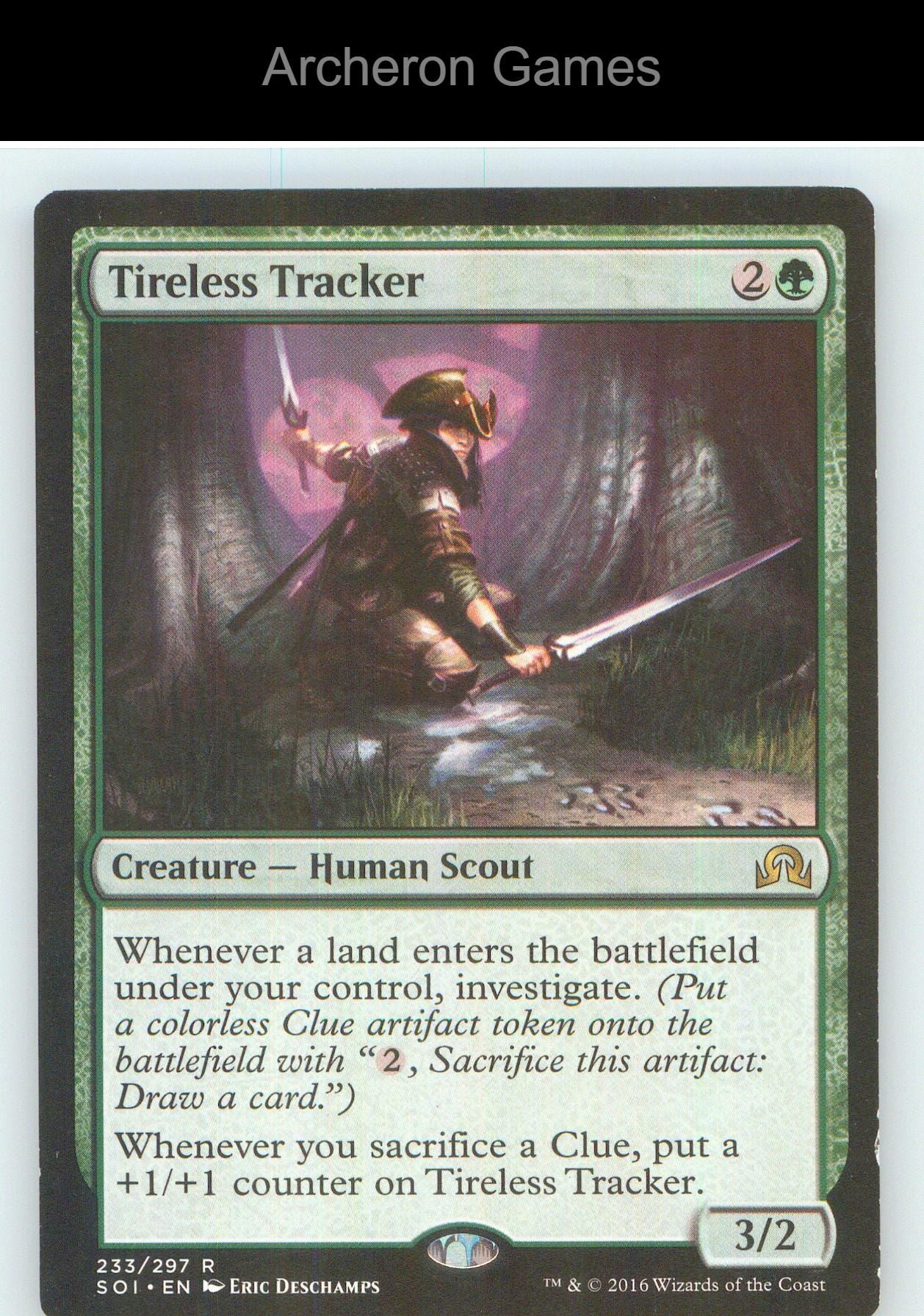 Tireless Tracker SOI 233 R MTG Card NM/EX+