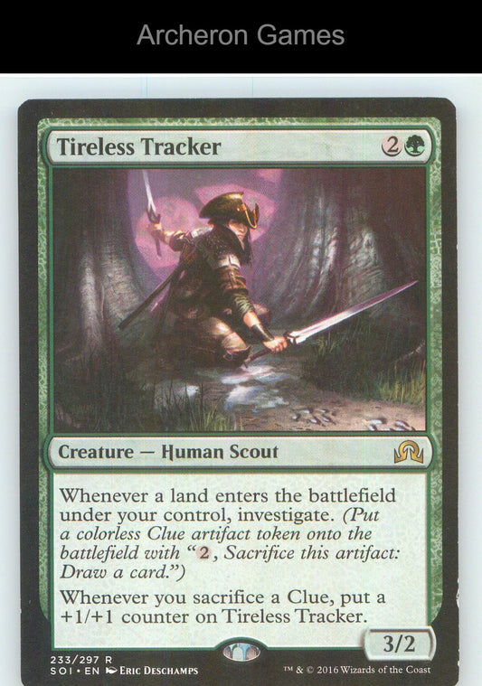 Tireless Tracker SOI 233 R MTG Card NM/EX+