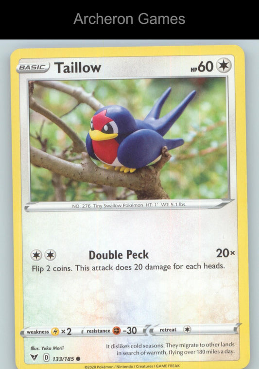 Pokemon Card Taillow VIV 133/185 C Vivid Voltage