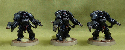 Primaris Aggressors painted - Iron Hands - Warhammer 40K #1HF