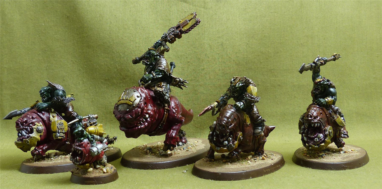 Squighog Boyz painted - Orks - Warhammer 40K #1IS
