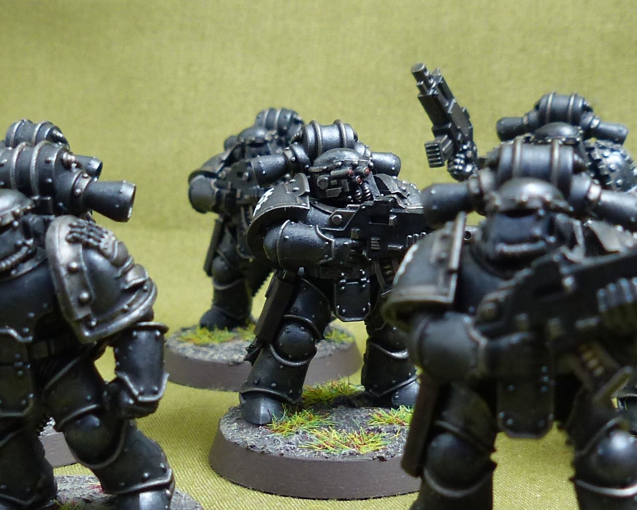 MKIII Tactical Squad set of 10 painted - Iron Hands - Warhammer Horus Heresy #2QI