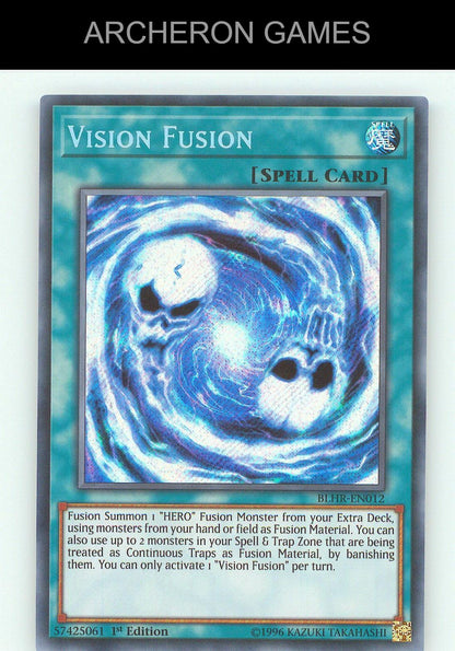 Vision Fusion SEC YUGIOH Card