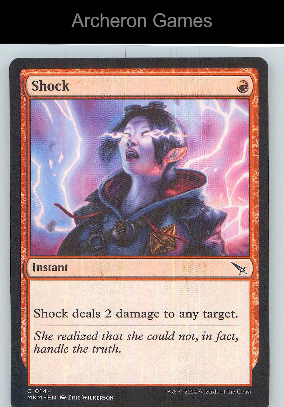 Shock MKM 144 C MTG Card NM/EX+