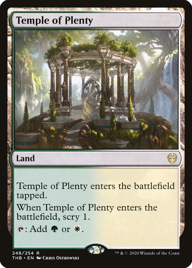 Mtg: THB : Temple of Plenty -  - NM