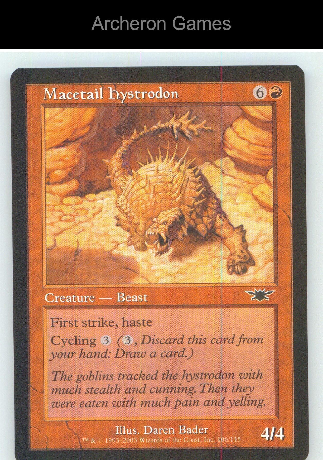 Macetail Hystrodon LGN 106 C MTG Card NM/EX+
