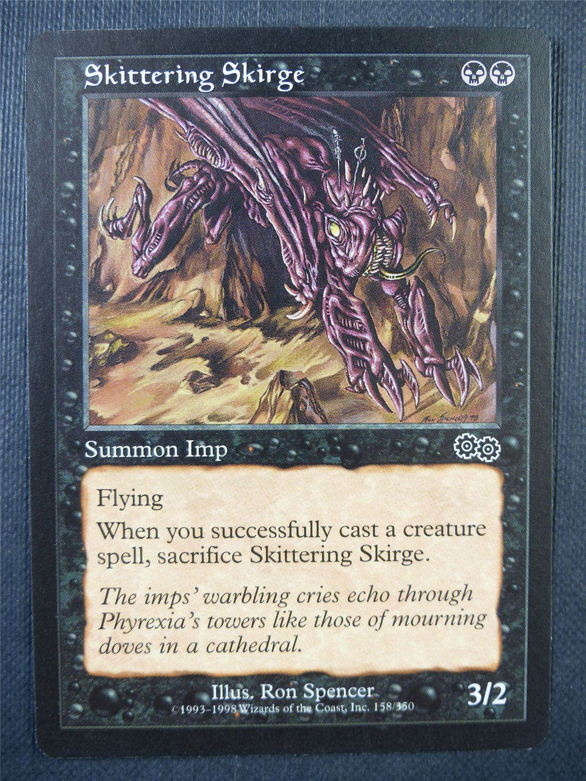 Skittering Skirge - Urza's Saga - Mtg Card #74A