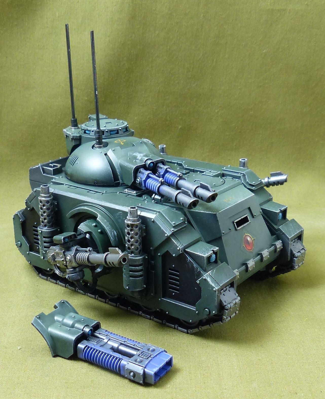 Deimos Pattern Predator Battle Tank Painted - Sons of Horus - Warhammer Horus Heresy #B9