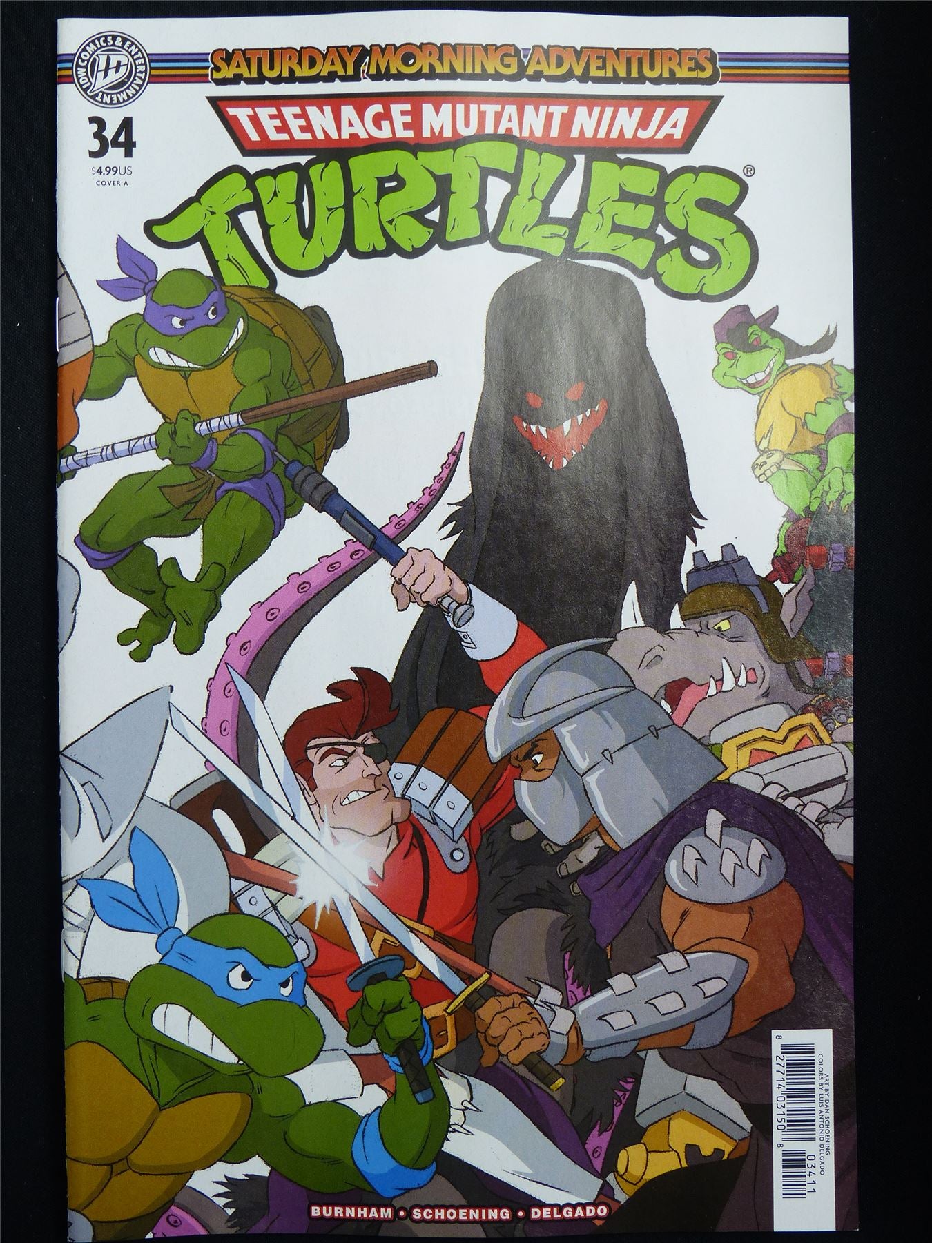 TEENAGE Mutant Ninja Turtles Saturday Morning Adventures #34 - B&B Feb 2026 ID Comic #2XG