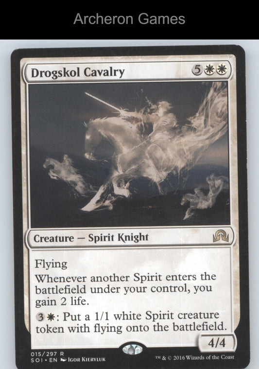 Drogskol Cavalry 15 R MTG Card Shadows over Innistrad