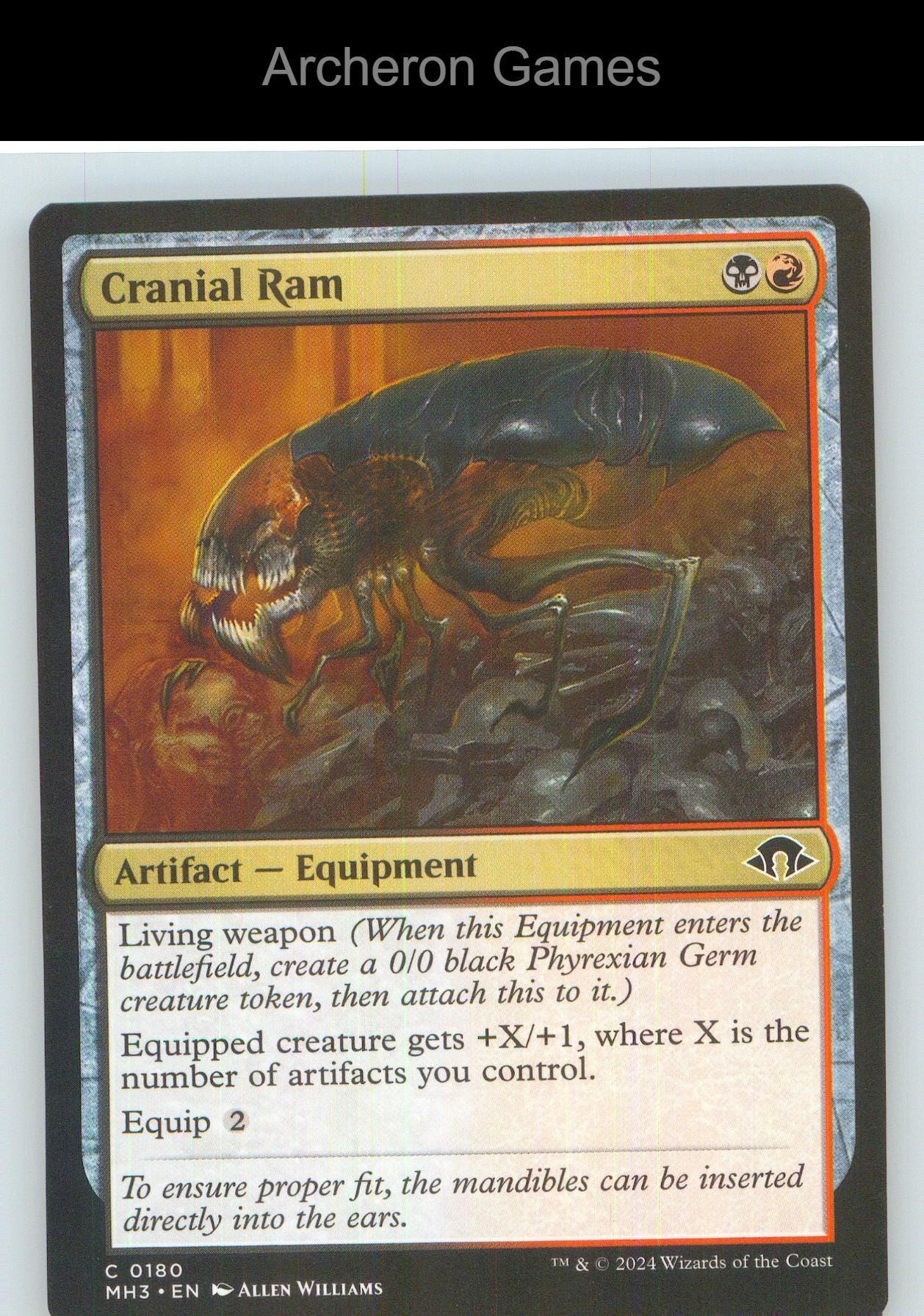 Cranial Ram MH3 180 C MTG Card NM/EX+