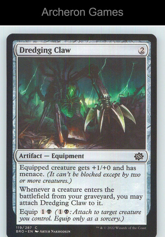 Dredging Claw BRO 119 C MTG Card NM/EX+