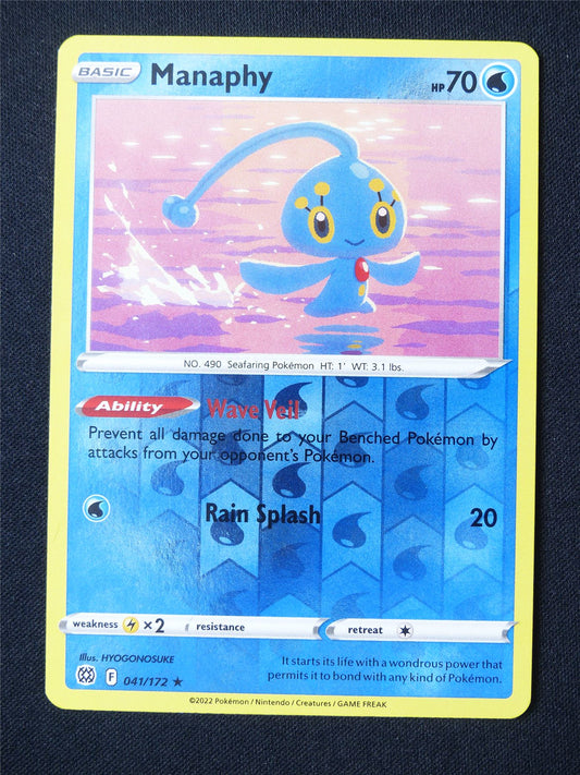 Manaphy 041/172 Reverse Holo - Pokemon Card #2SS