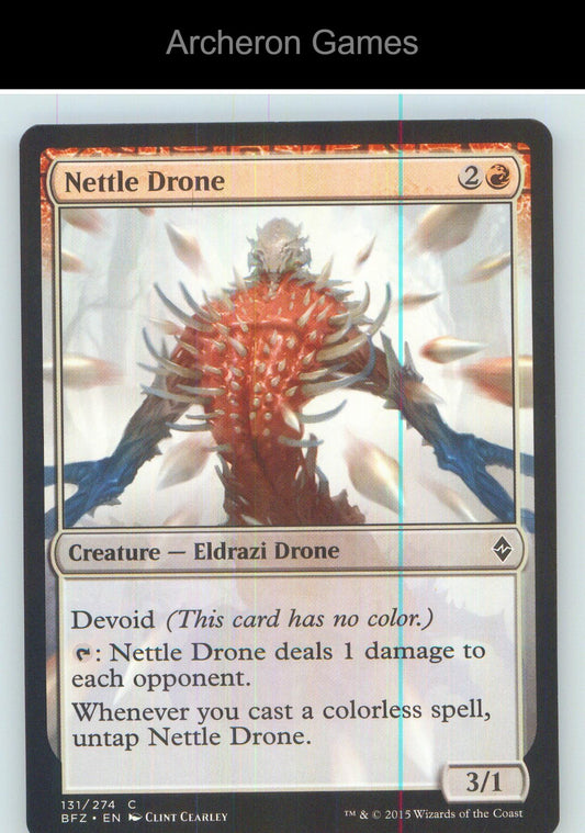 Nettle Drone BFZ 131 C MTG Card NM/EX+
