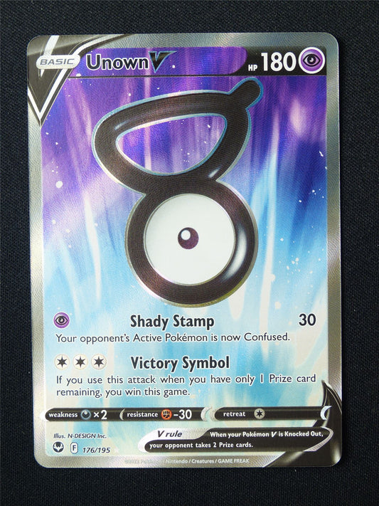 Unown V 176/195 Textured Holo - Pokemon Card #5Z3