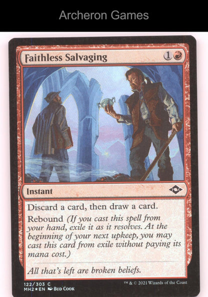 Faithless Salvaging 122 C MTG Card Modern Horizons 2