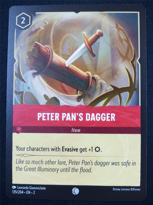 Peter Pan's Dagger 135/204 - Lorcana Card #4PO