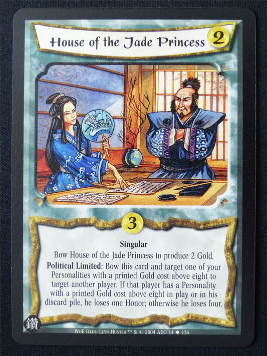 House of the Jade Princess - WoE - Legend of the Five Rings L5R Card #Z7