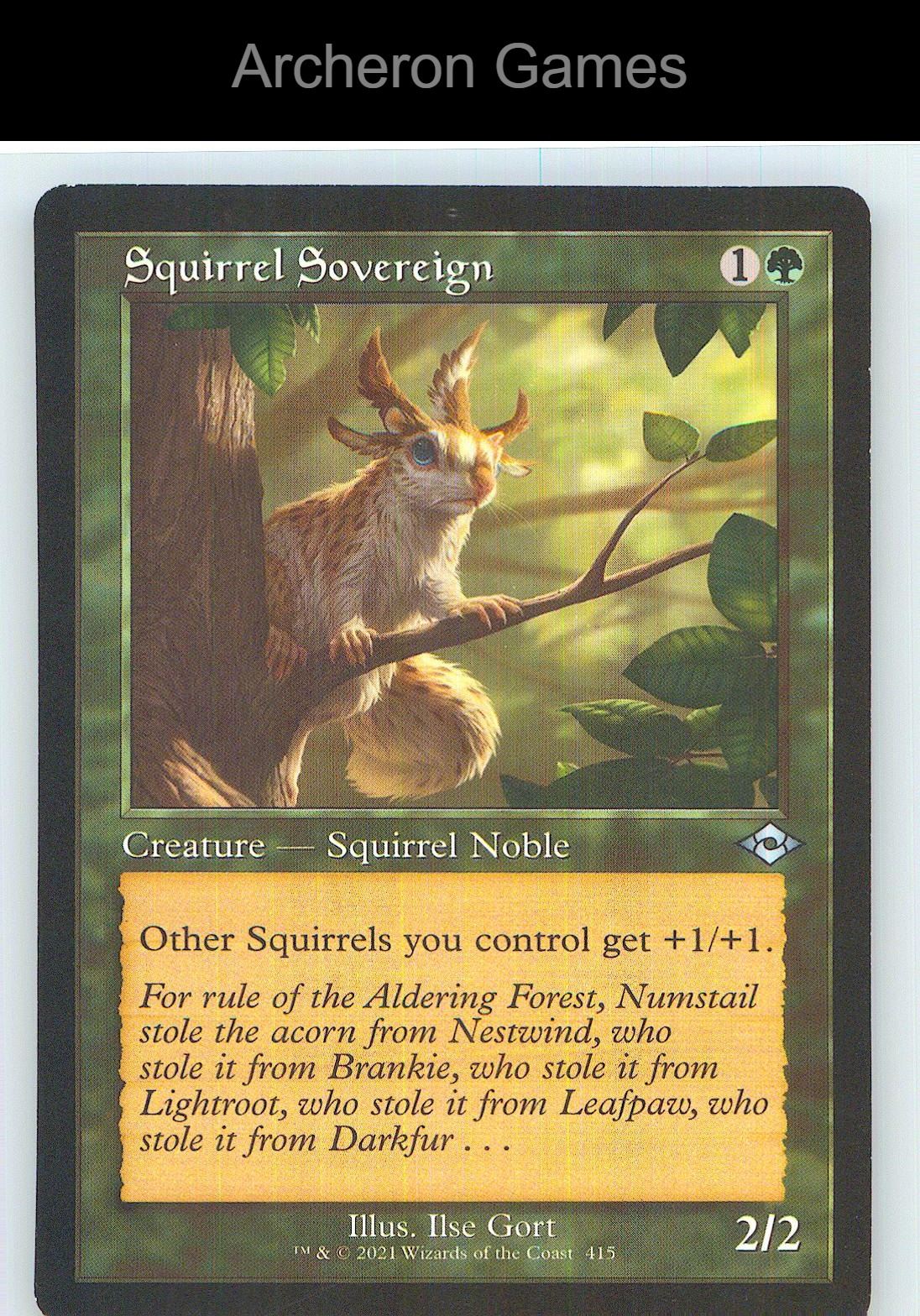 Squirrel Sovereign (Retro Frame) MH2 415 UC MTG Card NM/EX+