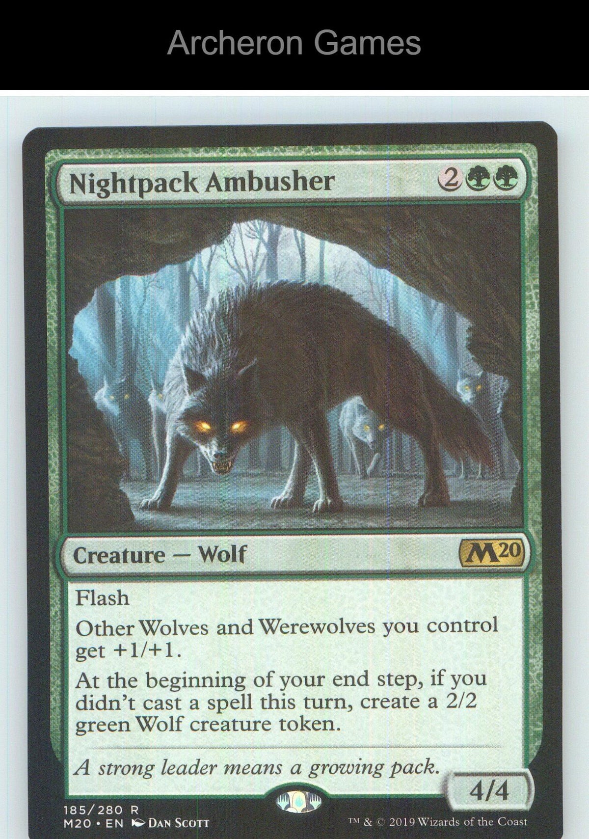 Nightpack Ambusher M20 185 R MTG Card NM/EX+