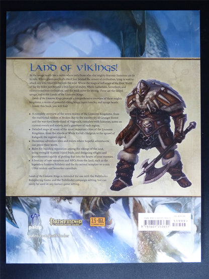 Pathfinder: Lands of the Linnorm Kings - Roleplay Softback #47Q