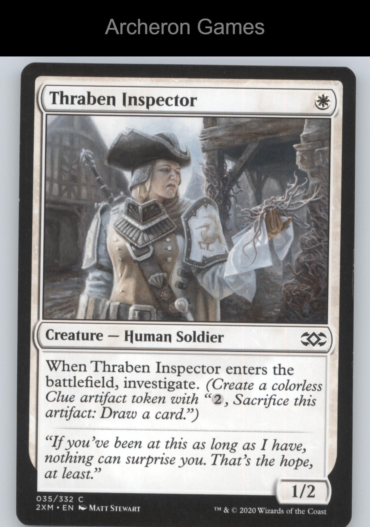 Thraben Inspector 35 C MTG Card Double Masters