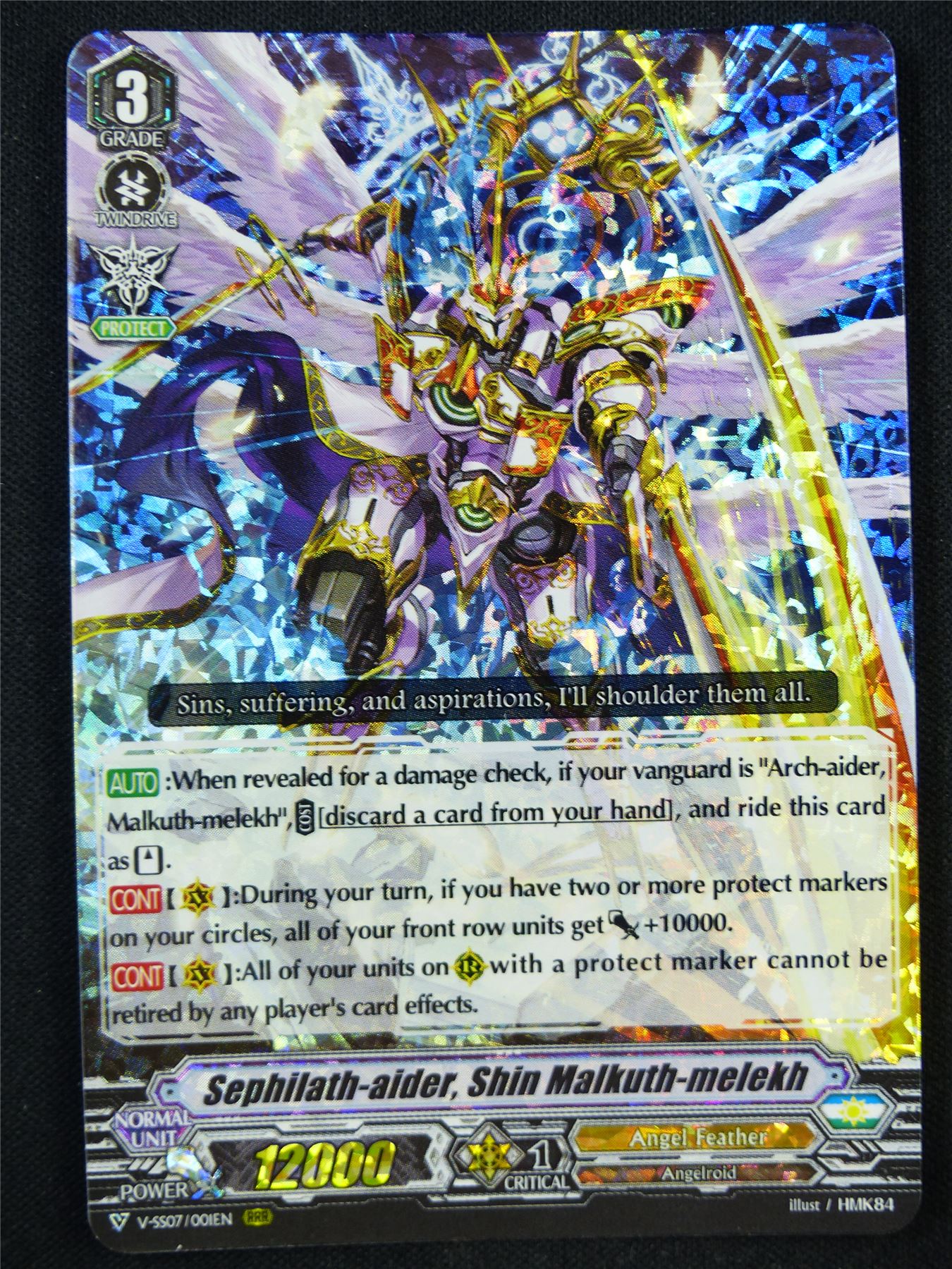 Sephilath-Aider Shin Malkuth-Melekh V-SS07 RRR - Vanguard Card #2HJ