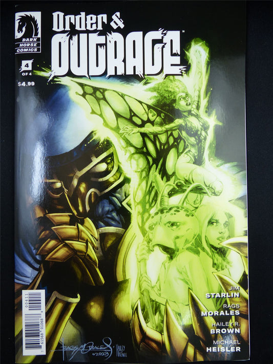 ORDER & Outrage #4 - Aug 2023 Dark Horse Comic #2WZ