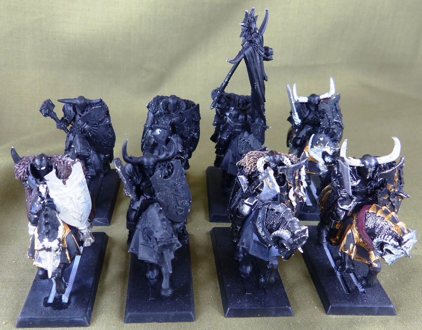 Metal Chaos knights on Mounts - Warhammer fantasy - Warhammer AoS 40k #NI