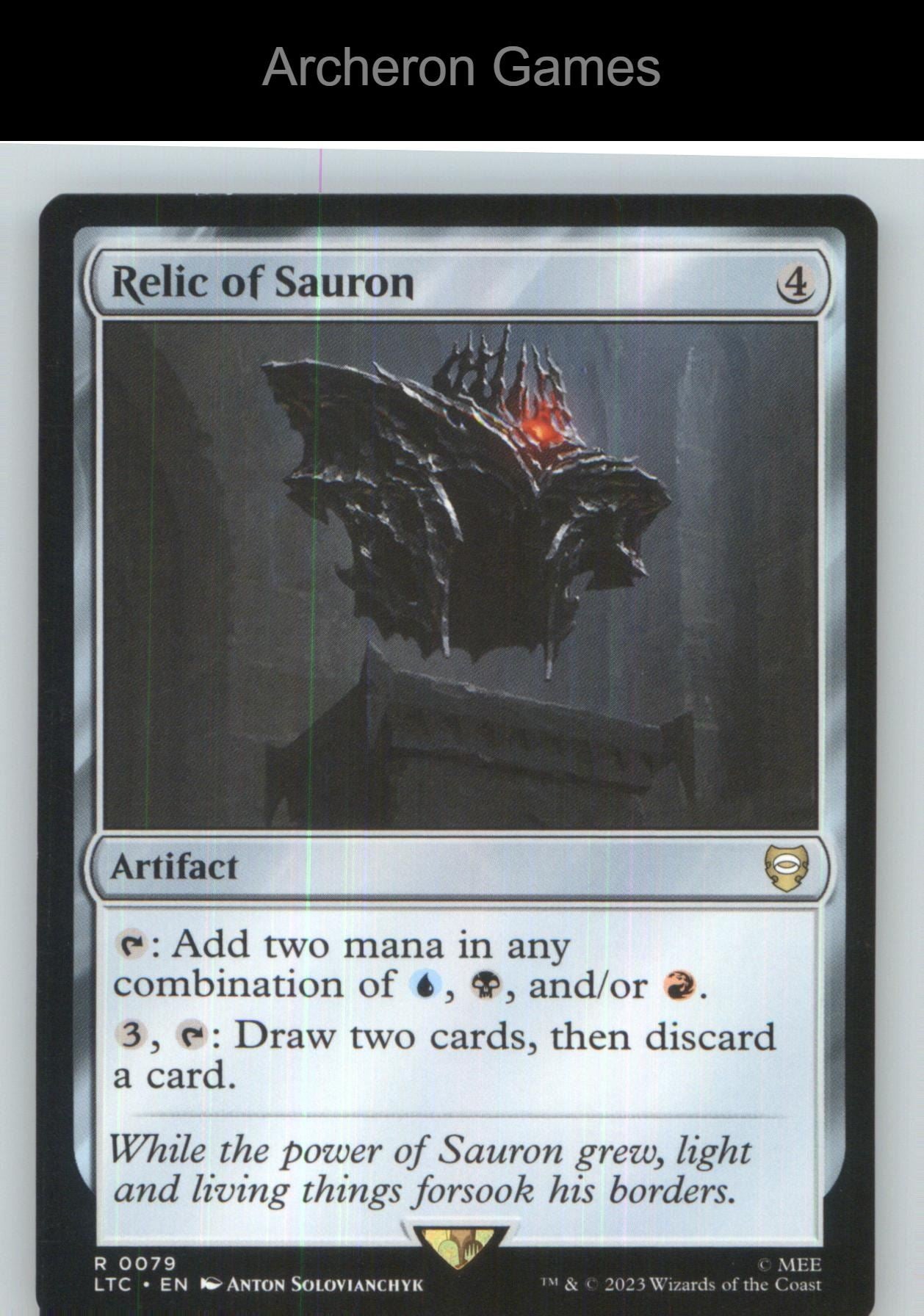 Relic of Sauron LTC 79 R MTG Card NM/EX+