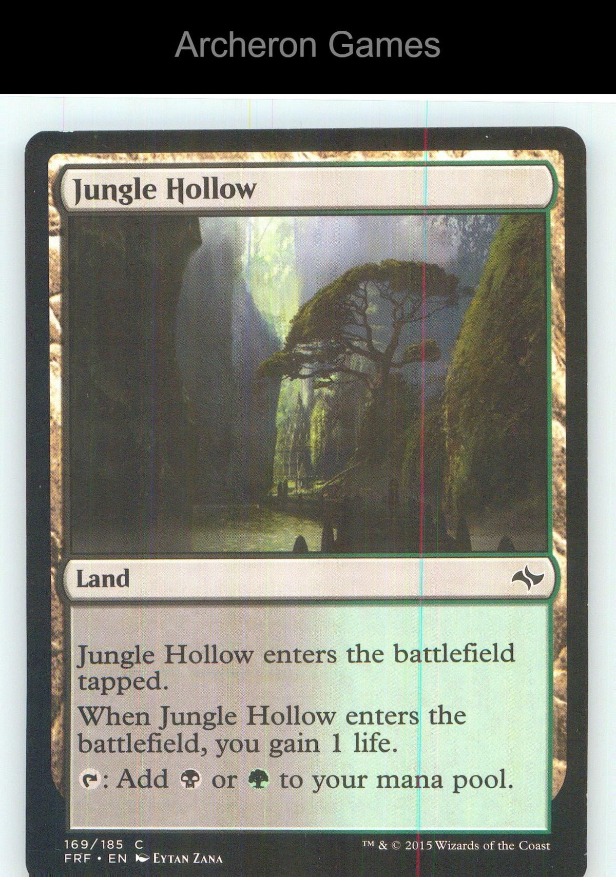Jungle Hollow FRF 169 C MTG Card NM/EX+