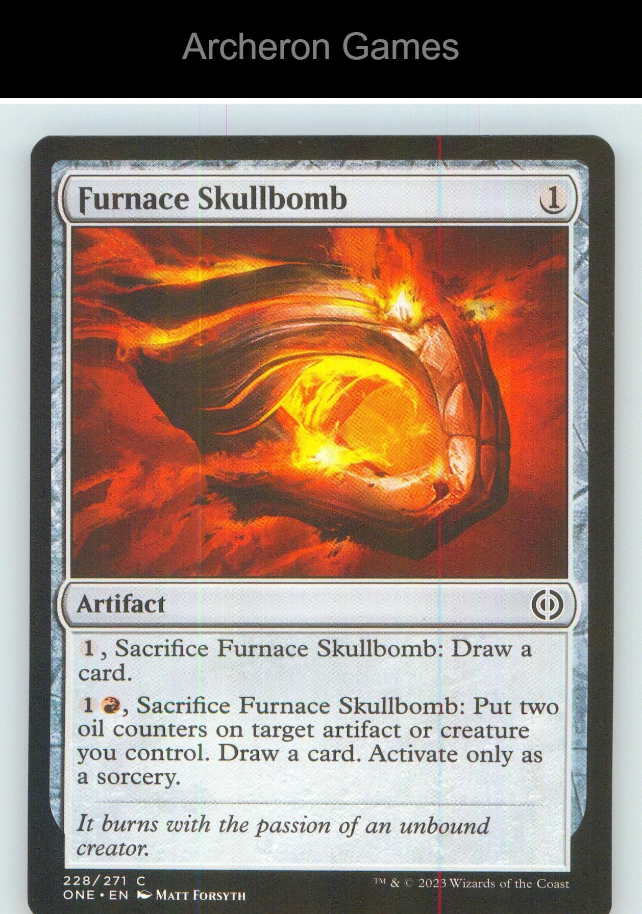 Furnace Skullbomb ONE 228 C MTG Card NM/EX+