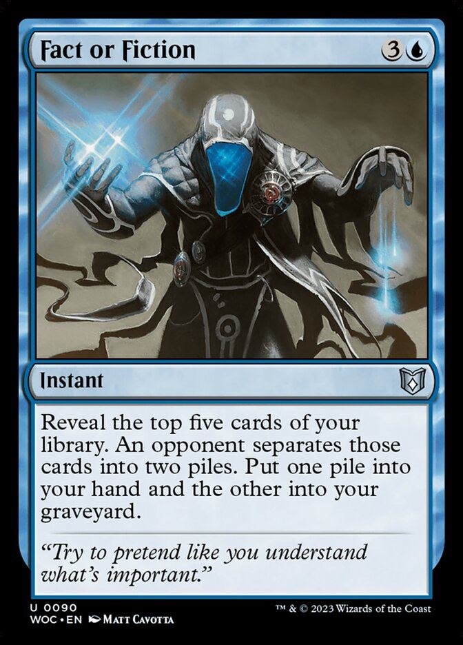 Fact or Fiction - Wilds of Eldraine Commander woc