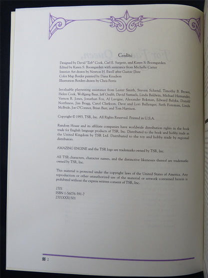 Amazing Engine Universe Book: For Faerie Queen & Country  - Roleplaying Book #2SB