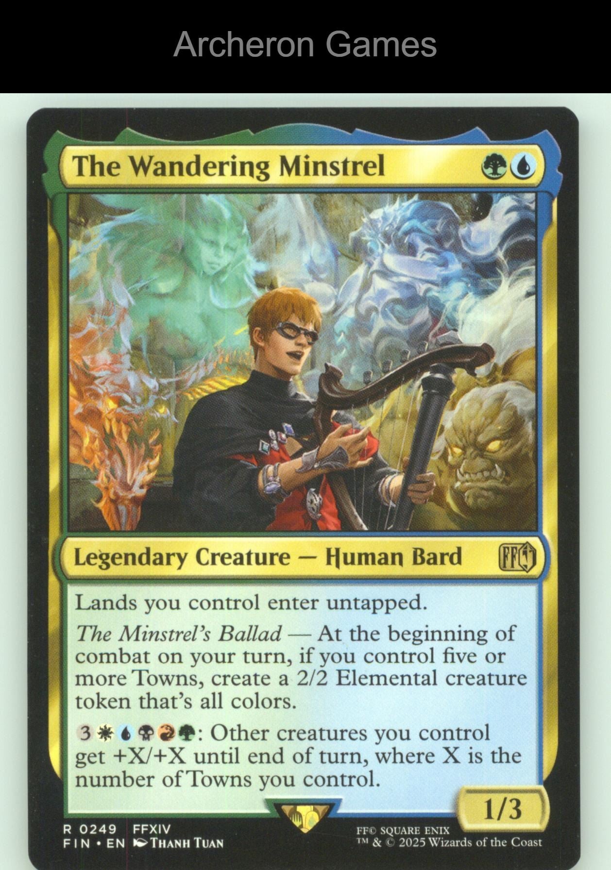 The Wandering Minstrel 249 R MTG Card FINAL FANTASY