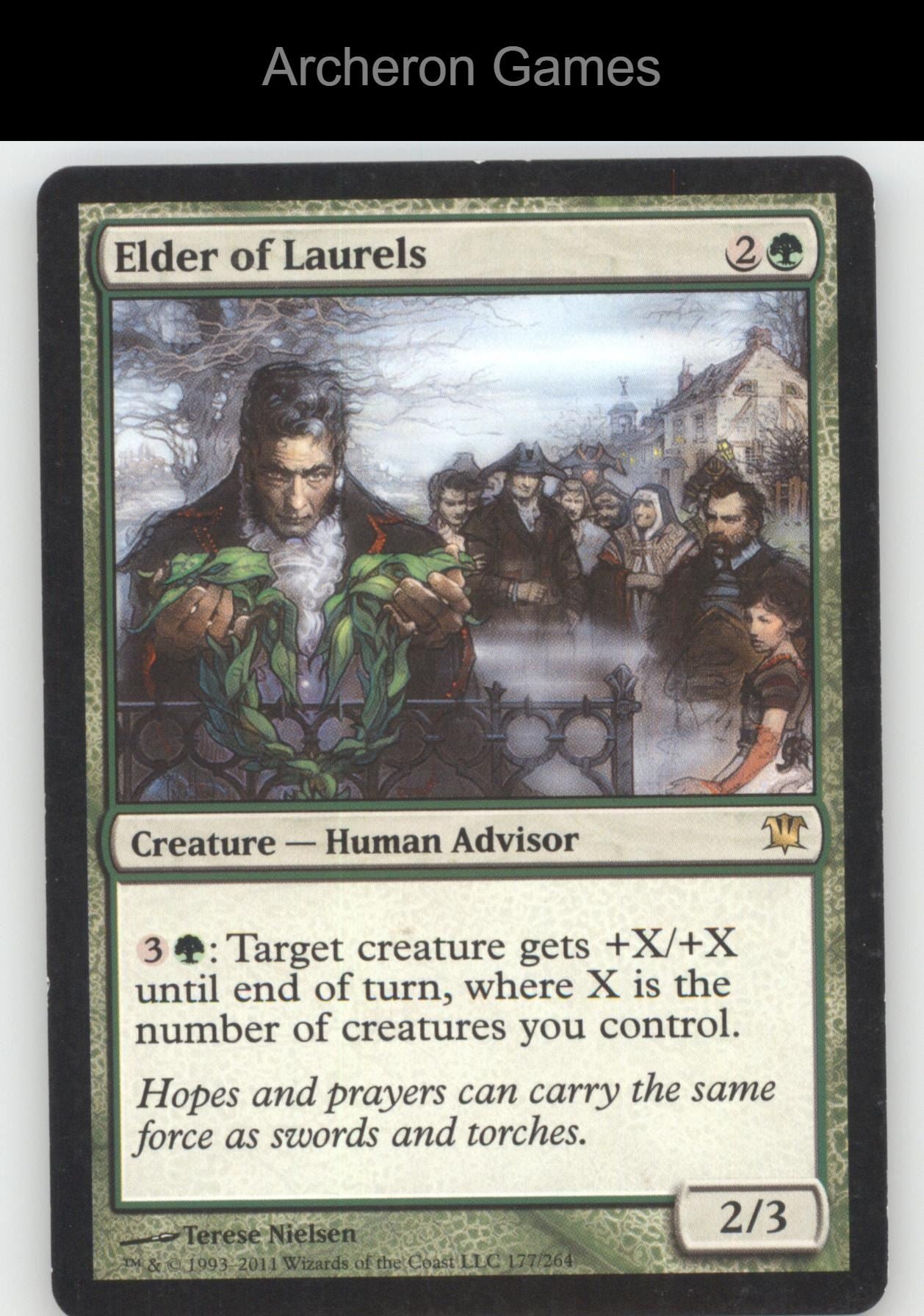 Elder of Laurels 177 R MTG Card Innistrad