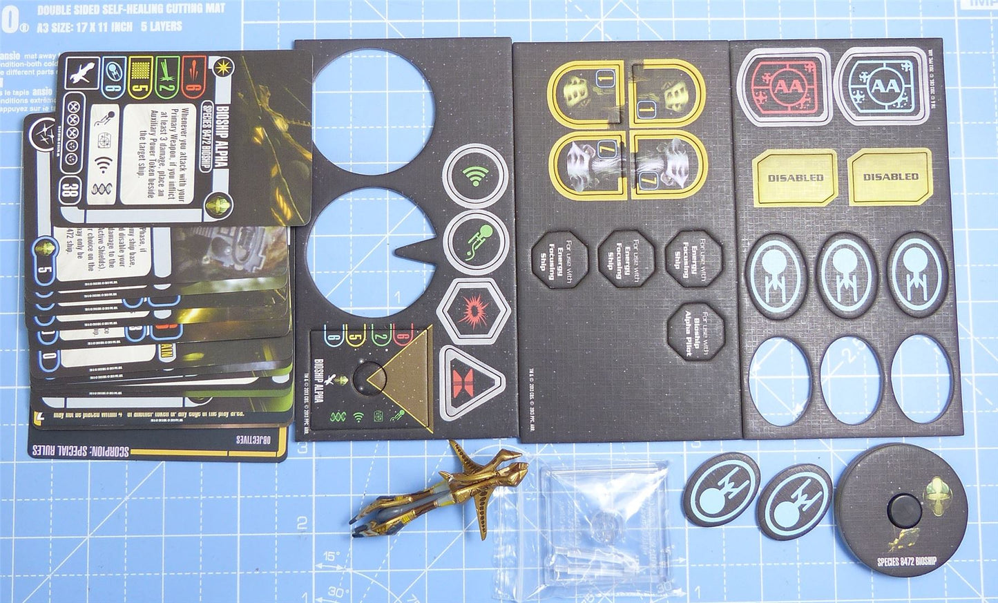Bioship Alpha Ship Species 8472 - Star Trek: Attack Wing #V4