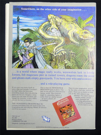 Vintage White Dwarf #55 OOP - Warhammer Magazine #KV