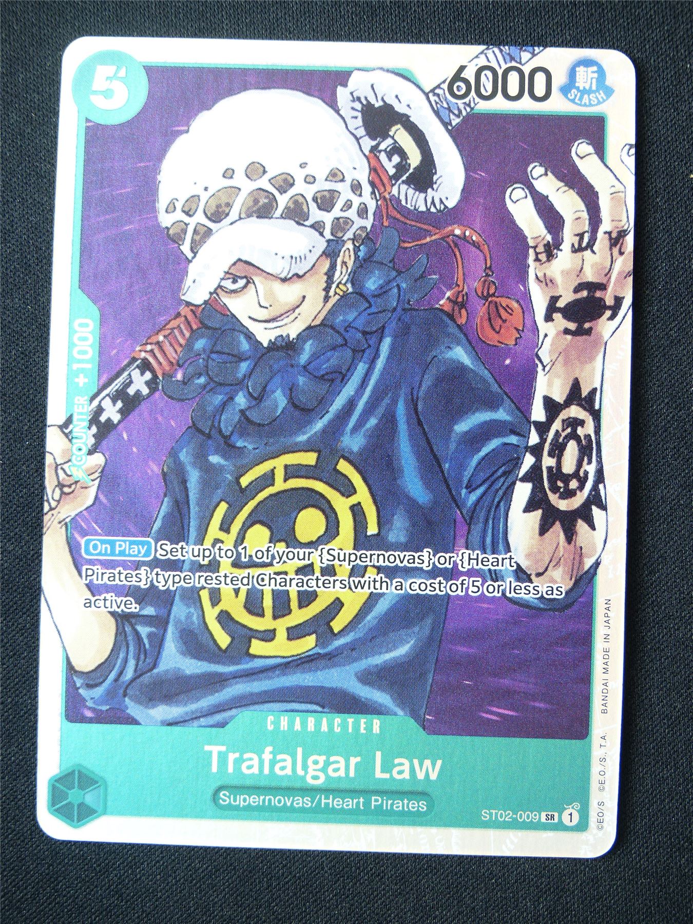 Trafalgar law ST02-009 SR Foil - One Piece Card #2U2