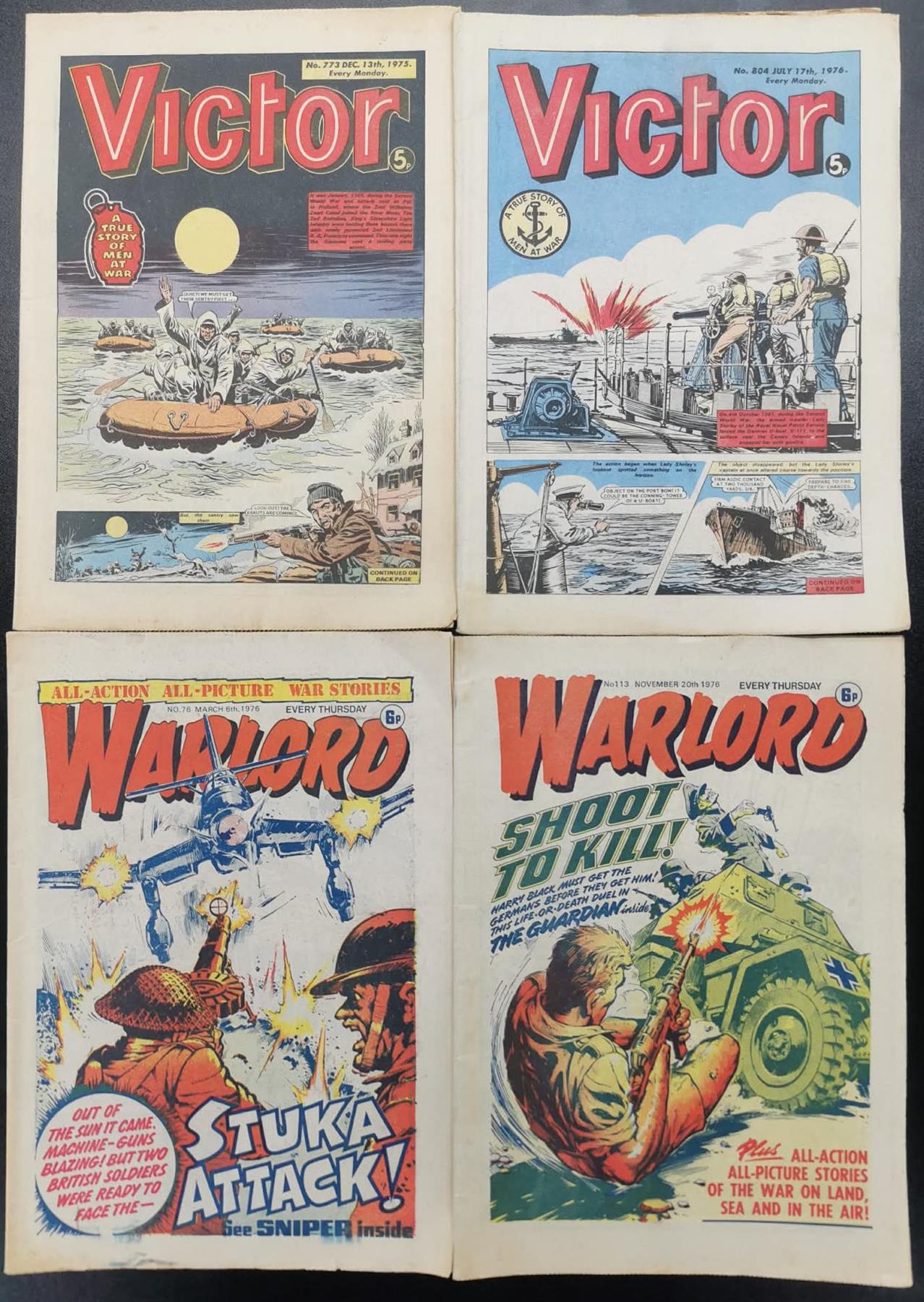 Collection of Victor, World of Wonder and more Comics Circa 1974