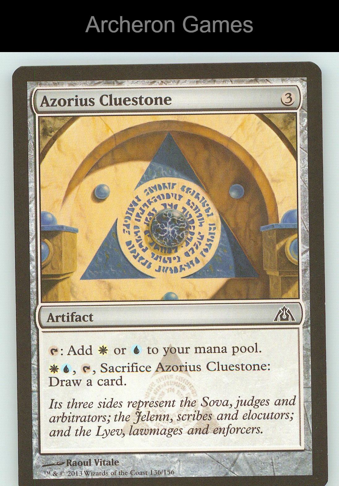 Azorius Cluestone DGM 136 C MTG Card NM/EX+