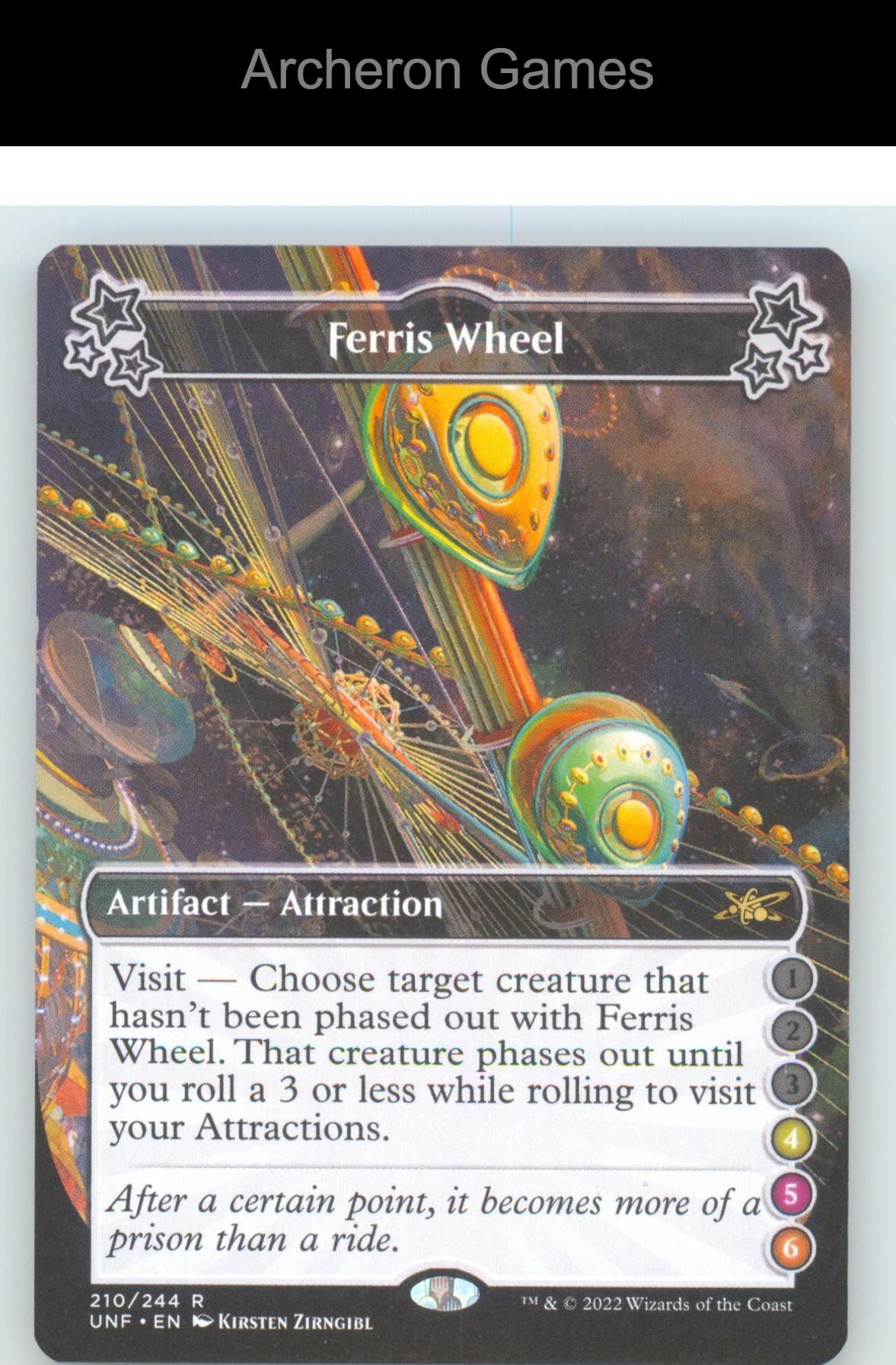 Ferris Wheel (4-5-6) UNF 210 R MTG Card NM/EX+